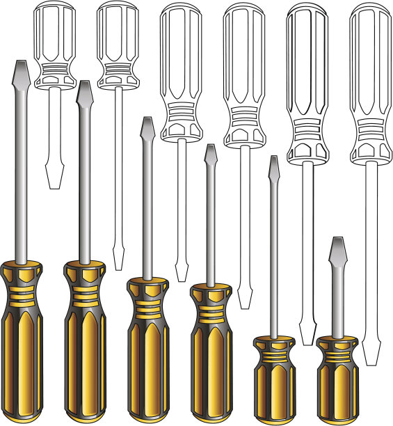 容易受骗的螺丝刀集图片下载