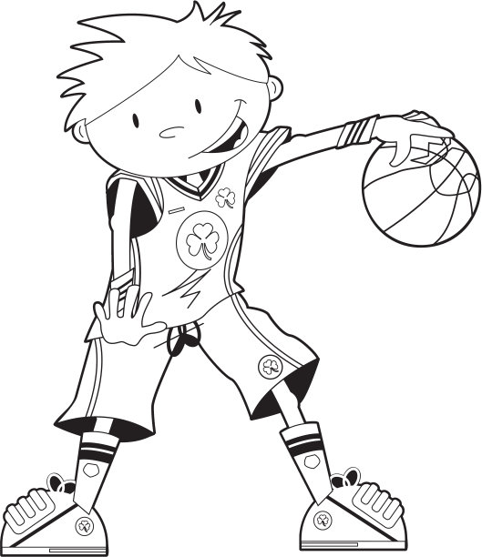 爱尔兰篮球运动员的颜色图片下载