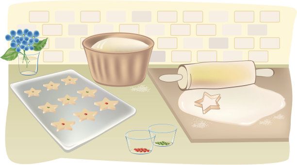 烤饼干图片下载