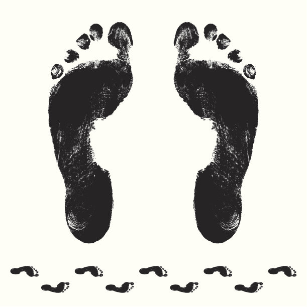 脚跟踪素材图片