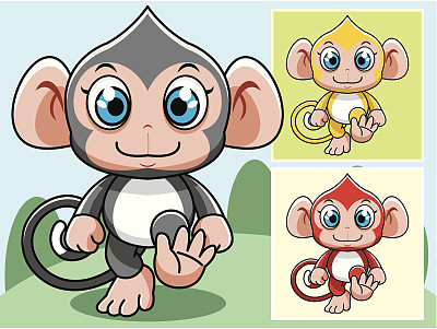 猴子卡通图片下载