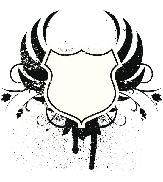 垃圾翼空白盾牌图片下载