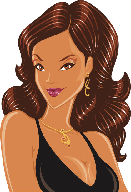 女人黑色图片下载