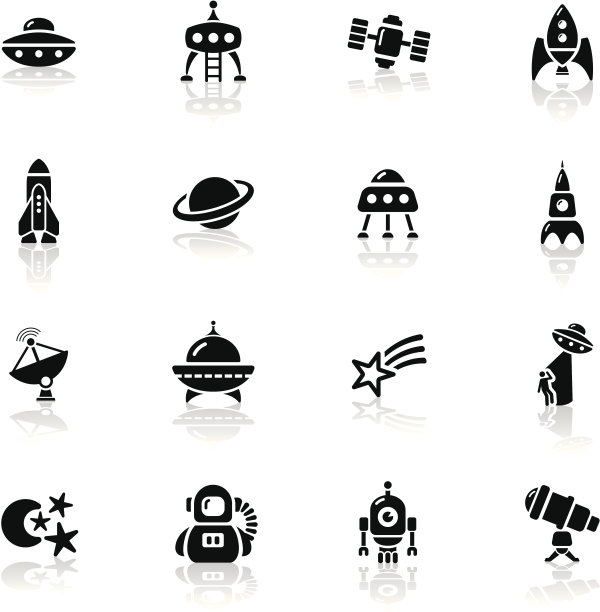 深黑色系列|空间图标图片下载