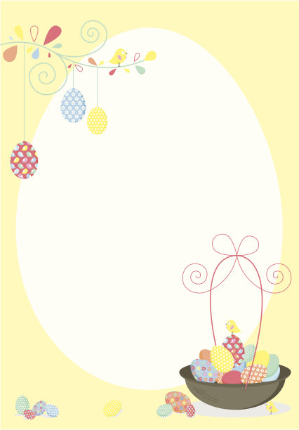 复活节快乐邀请或签名图片下载