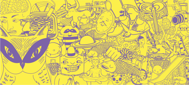 一套涂鸦背景图片下载