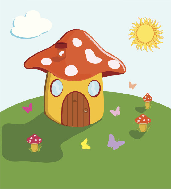 蘑菇的房子图片下载
