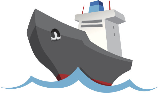 货轮孤立插图图片下载