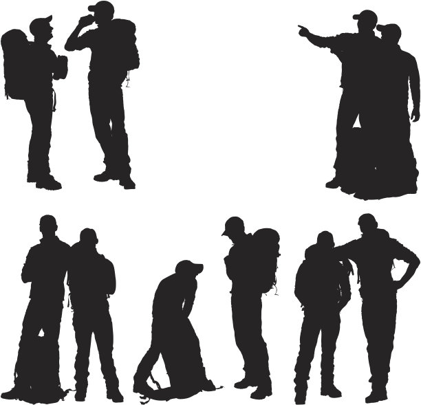 男士背包户外活动图片下载