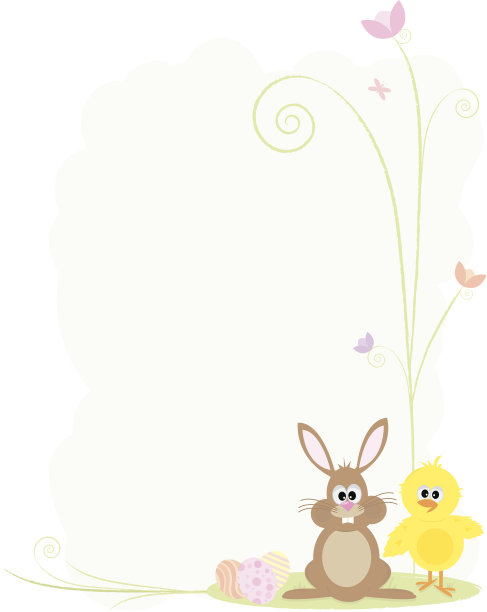 春季复活节背景你的文本图片下载