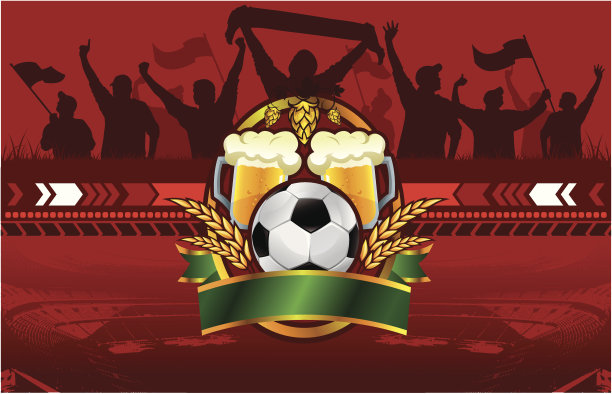 带有球迷和酒吧标志的矢量横幅图片下载