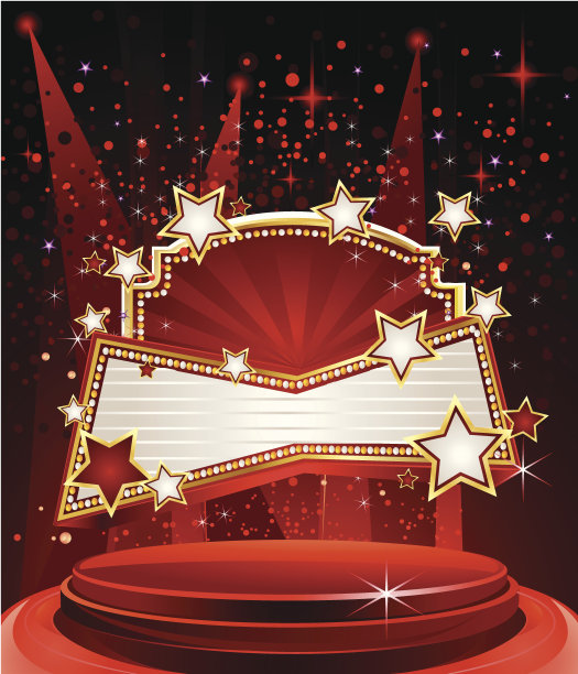 光滑的舞台与Marquee显示图片下载