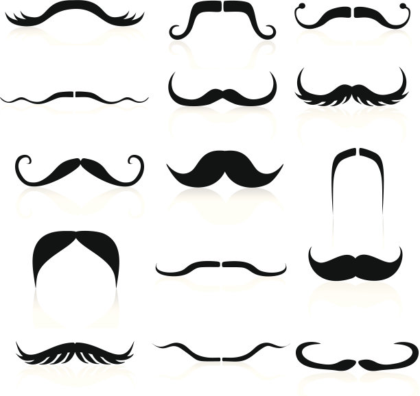 胡须轮廓图片下载