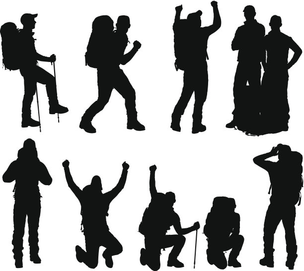 背包探险的户外男人图片下载