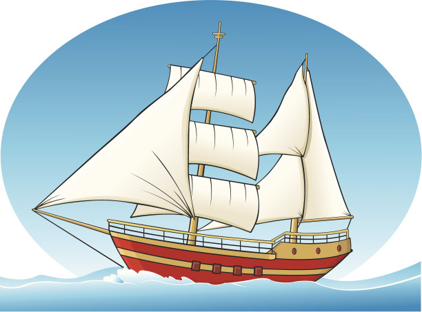 双桅帆船图片下载