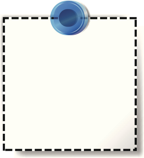 蓝色磁铁方形优惠券图片下载