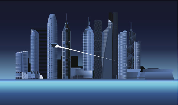 晚上的城市图片下载