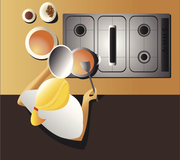 准备晚餐图片下载