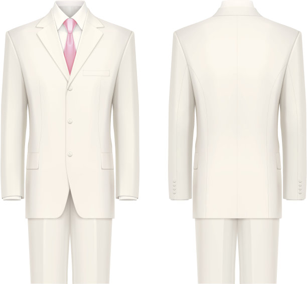 白色套装图片下载