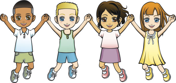 孩子们跳图片下载