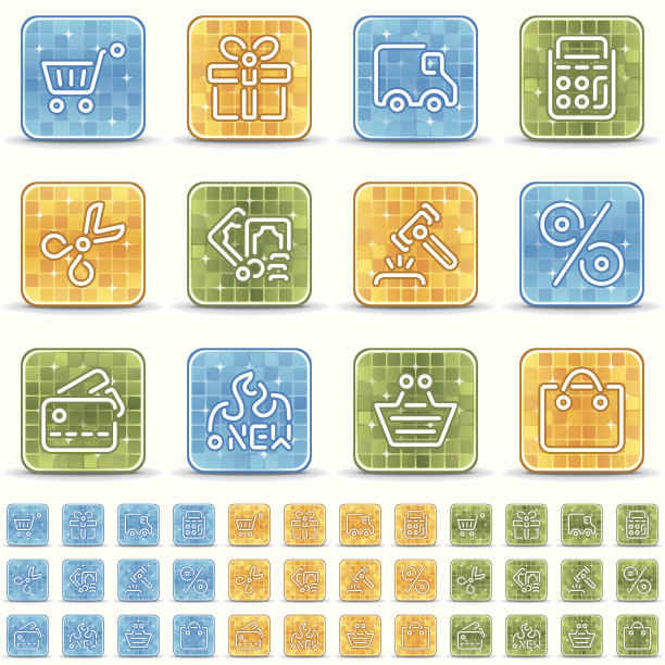 购物图标-明亮的广场图片下载