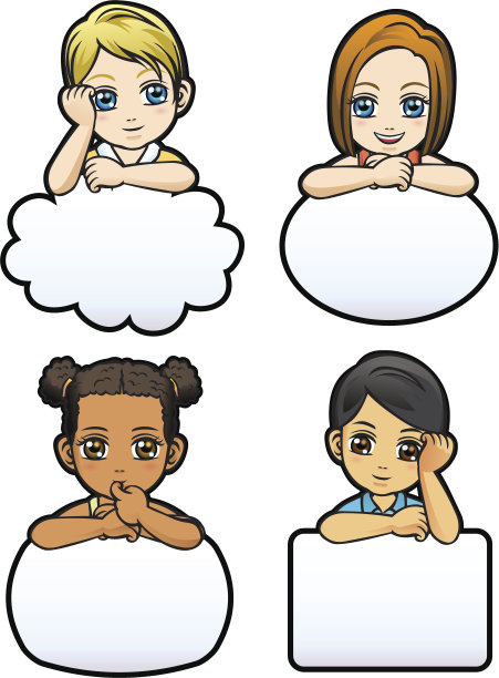 有孩子的标签图片下载