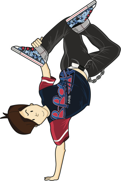 说唱乐乐迷跳霹雳舞图片下载