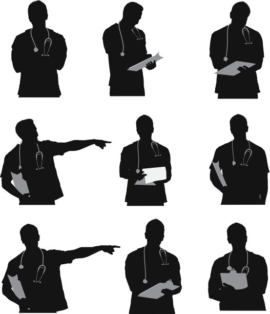 多图像的医生与剪贴板图片下载