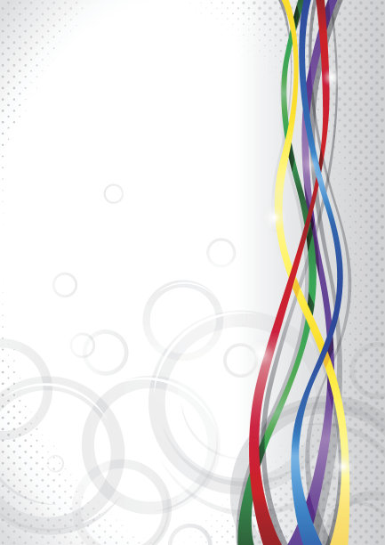 摘要多色波浪背景图片下载