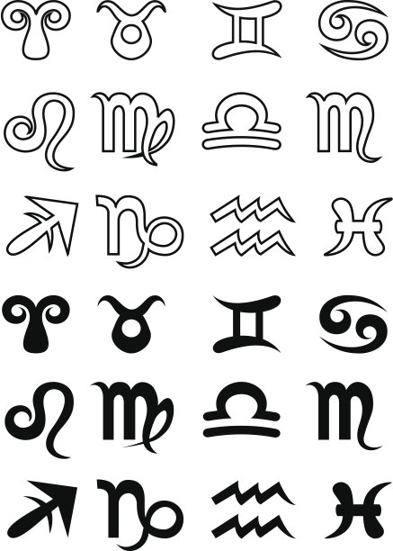 西方的星座图片下载