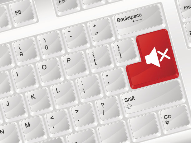 计算机键盘静音符号图片下载