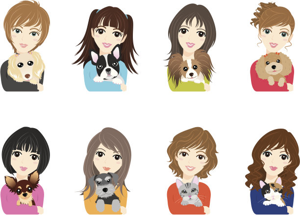 女孩/山猫图片下载