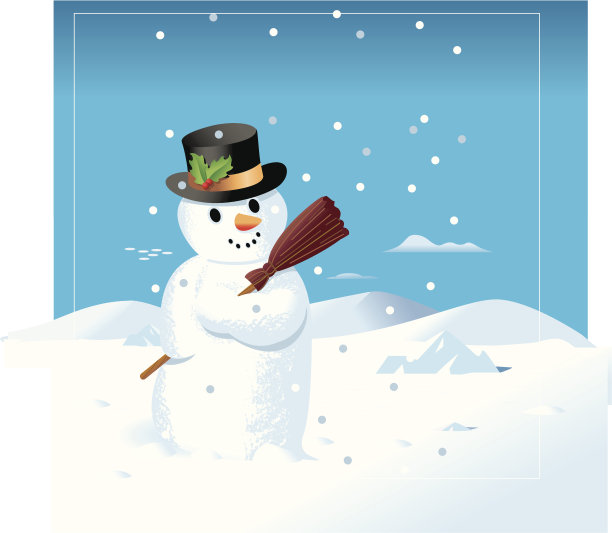 雪人的消息图片下载