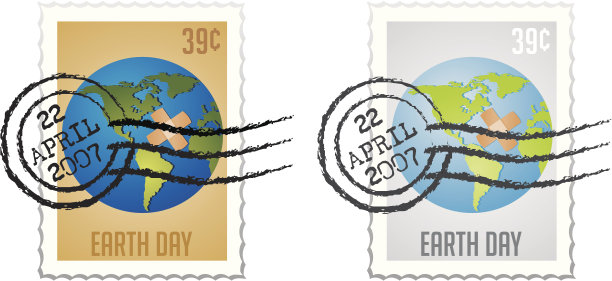 邮票系列“地球日邮资”图片下载