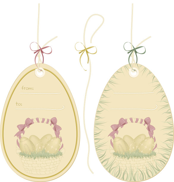 复活节的标签图片下载