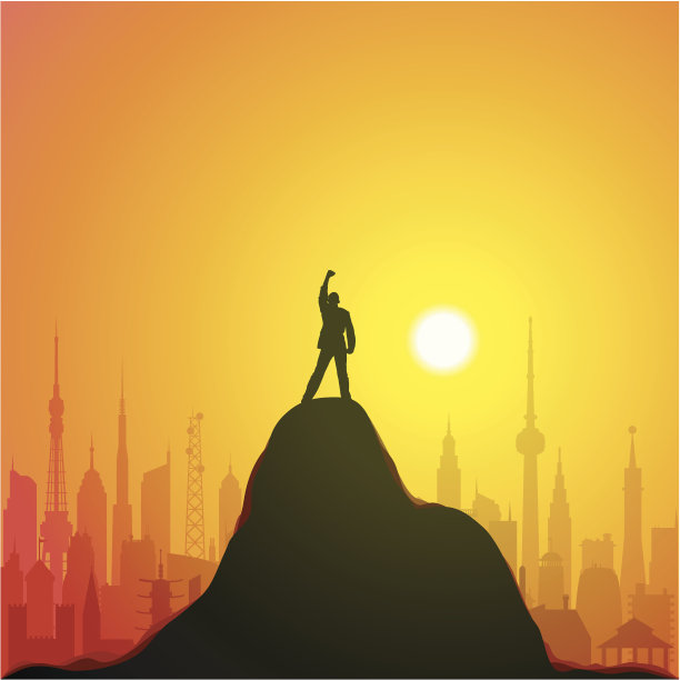 工业天际线与成功图片下载