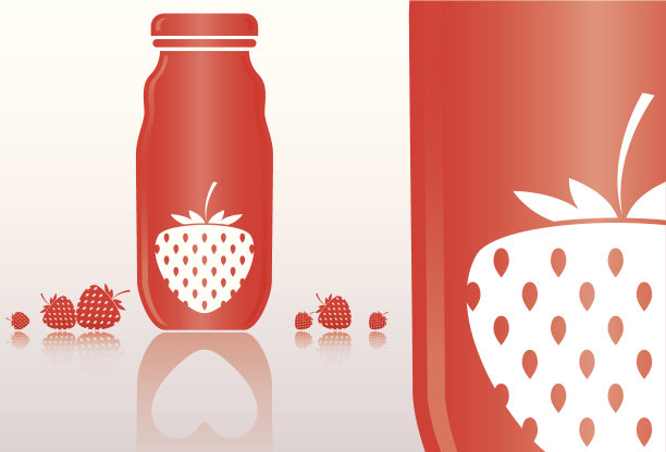 草莓汁图片下载