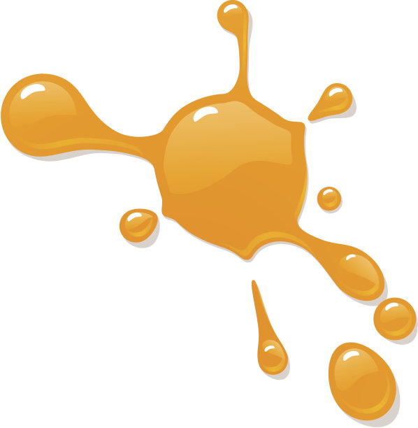 橙色的污点图片下载