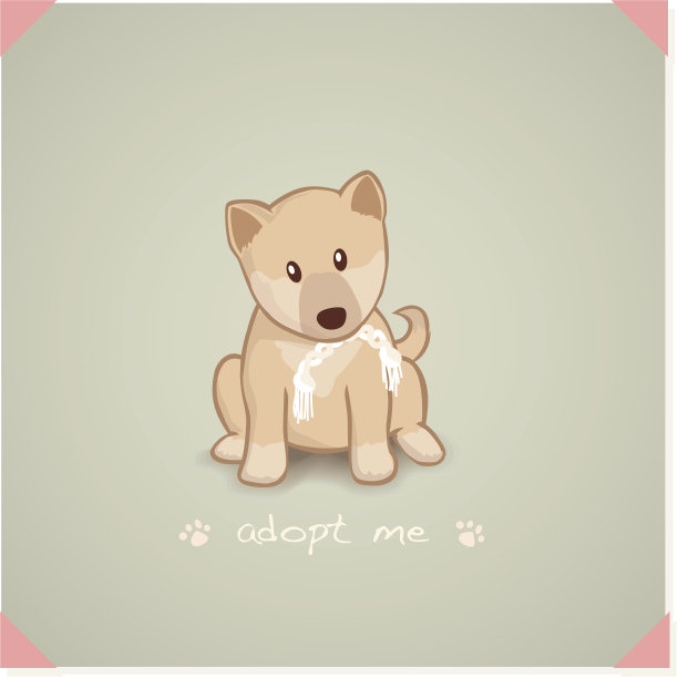 柴犬狗狗和他的绳骨图片下载