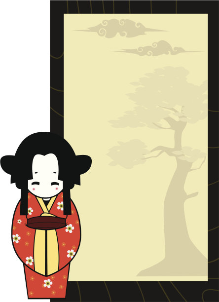 日本绘画标签图片下载