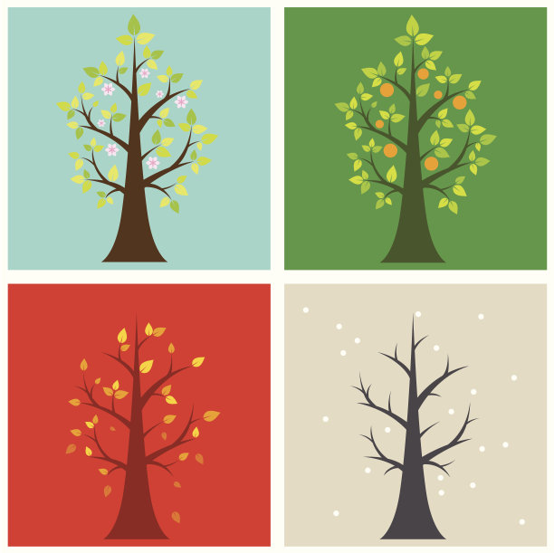 四个季节图片下载