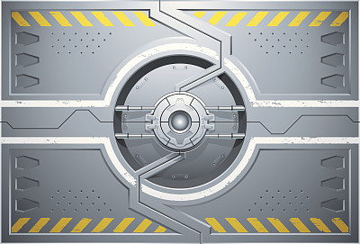 科幻金属门图片下载