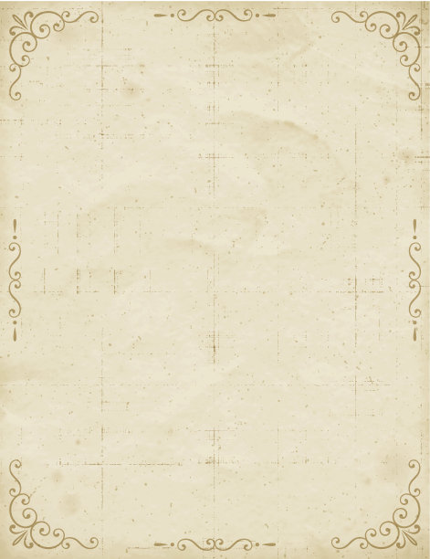 带框架的老式纸图片下载