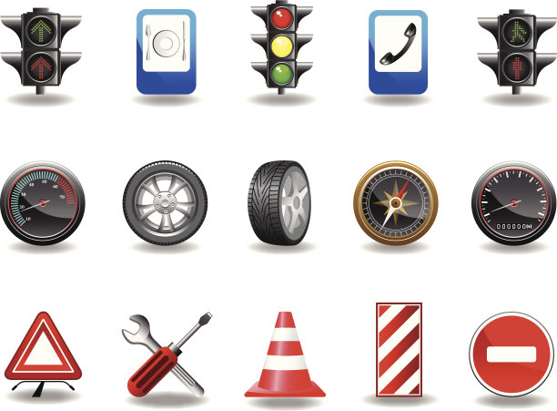 颜色图标——交通图片下载