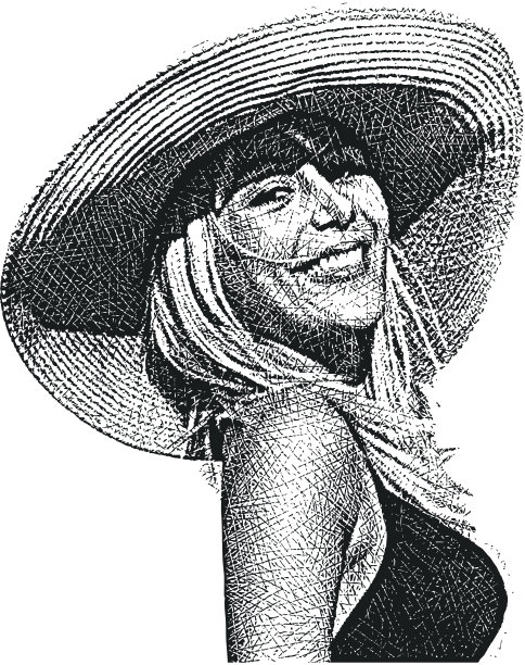 幸福的女人被隔离在白色图片下载