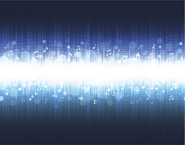 背景音乐均衡器素材图片