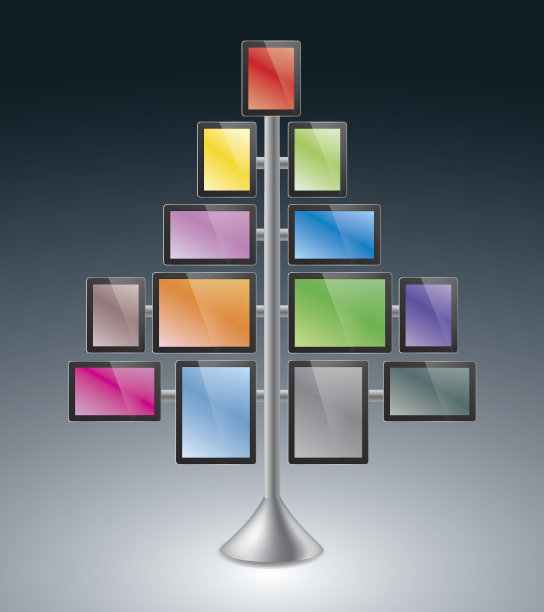 平板电脑圣诞树图片下载