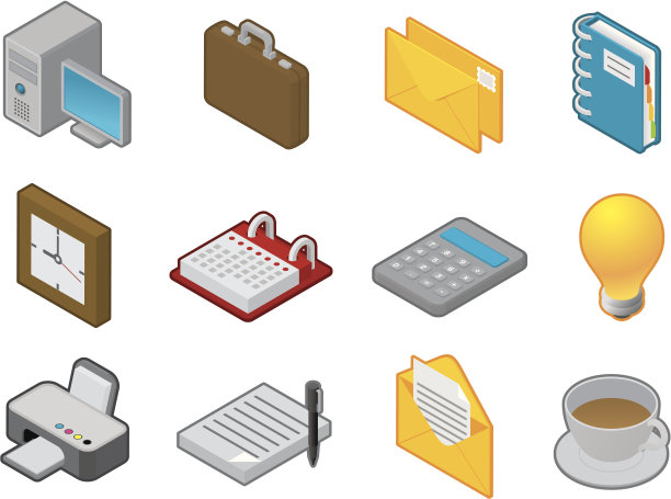 Office图标|等距系列图片下载