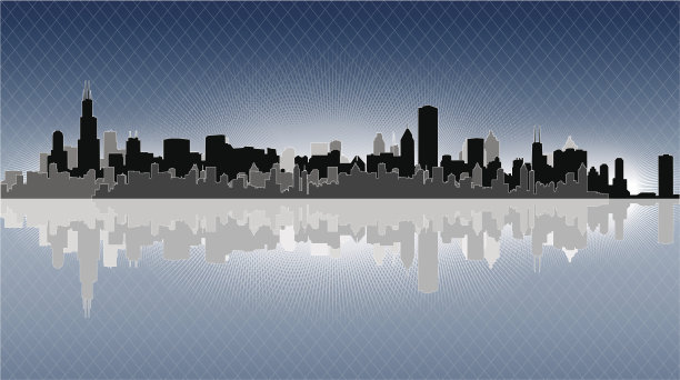 芝加哥天际线图片下载