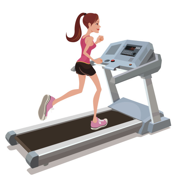 在跑步机上跑步图片下载